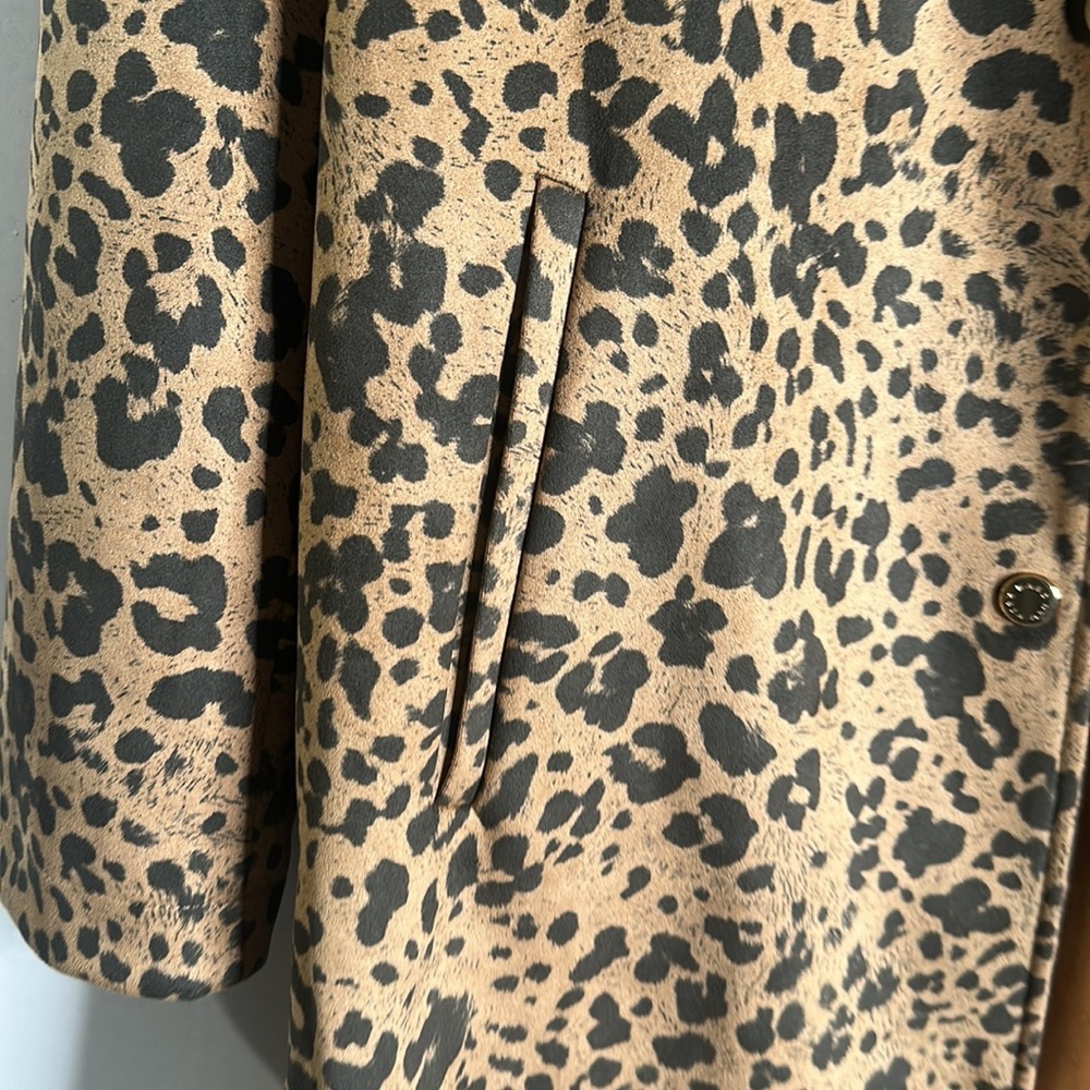 Marc New York leopard print coat size medium - Picture 6 of 10
